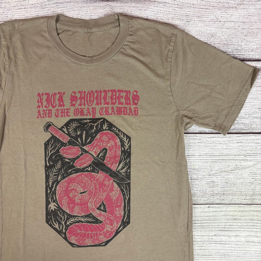 Nick Shoulders And The Okay Crawdads Graphic Band T-shirt